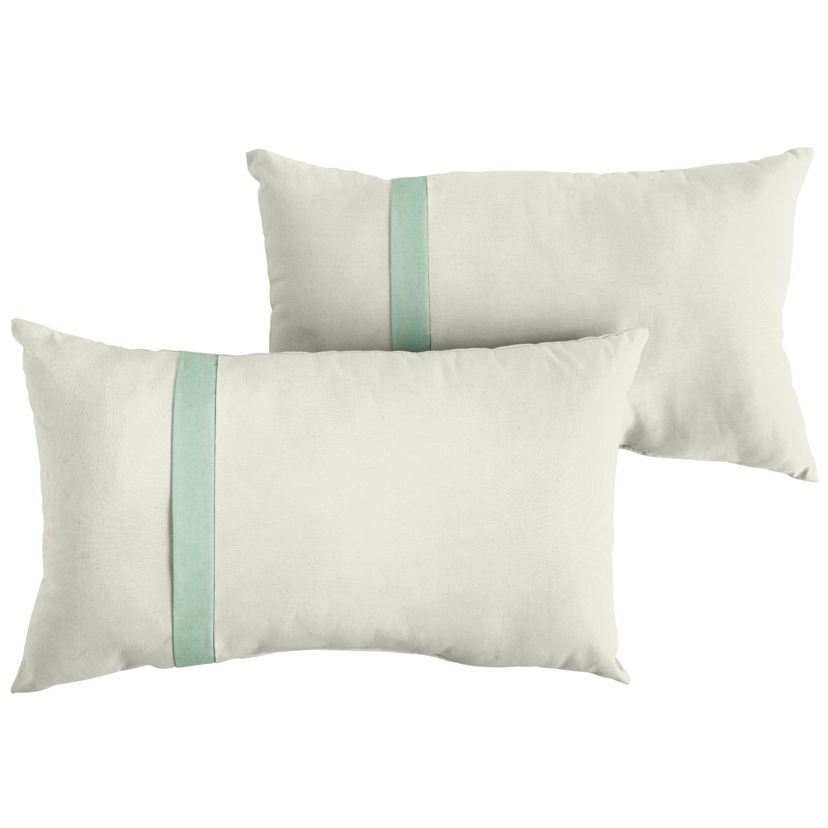 Sorra Home Sunbrella Outdoor Single Large Flange Pillow Set of 2
