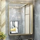 preview thumbnail 8 of 60, TokeShimi Modern Metal Frame Bathroom Vanity Wall Mirror