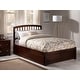 preview thumbnail 26 of 48, Richmond Full Solid Wood Platform Bed with Footboard & Full Trundle