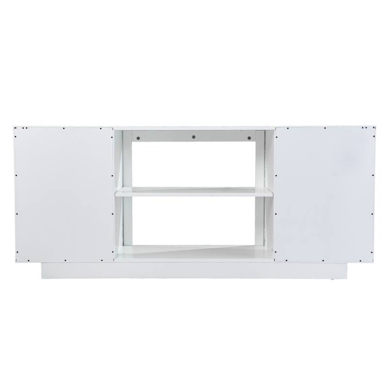 SEI Furniture Delgrave Two-Door Media TV Stand for TV's up to 56"