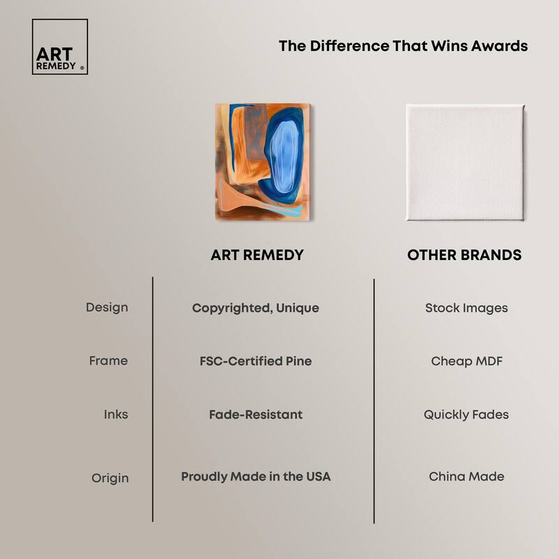 An Abstract Oil I Canvas by Art Remedy, Gallery Wrapped