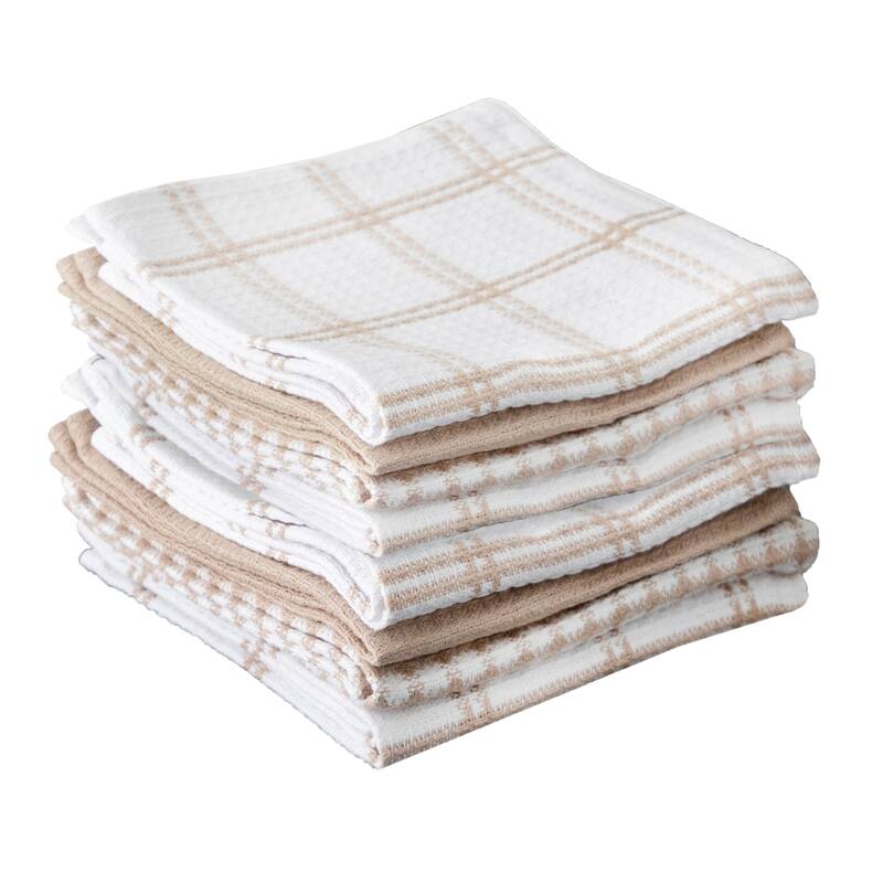 T-fal Flat Waffle Dish Cloth, (Set of 8)