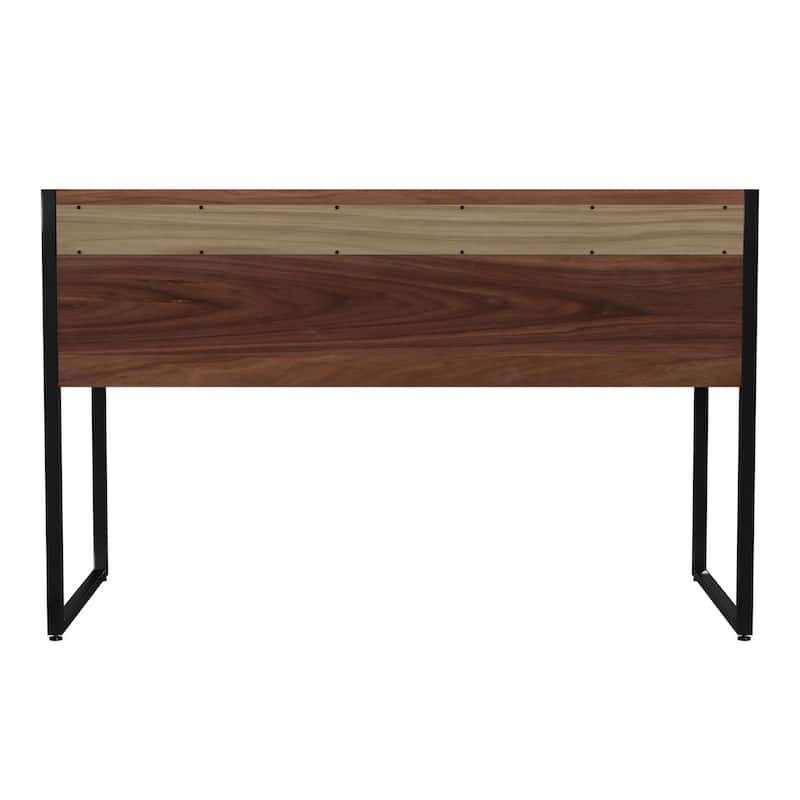 Drake 2-Drawer Walnut Writing Desk