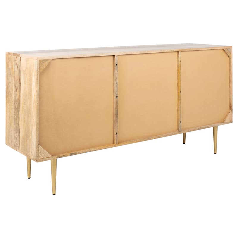 SAFAVIEH Home Titan Inlayed Cement Sideboard - 58"W x 16"D x 30"H