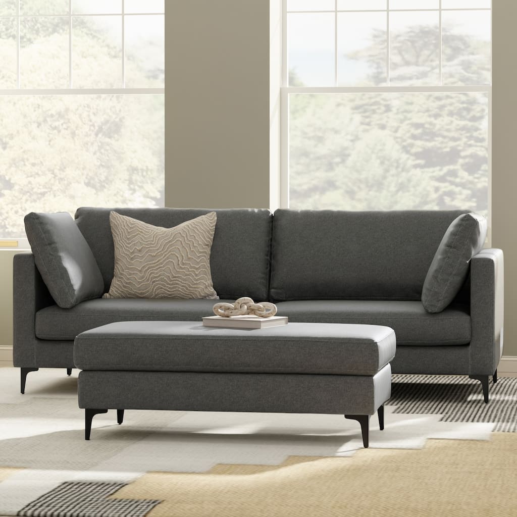 WyndenHall Lana 90-inch Sofa in Tightly Woven Performance Fabric