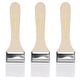 preview thumbnail 1 of 3, 6" Paint Brush 1.6" Width Soft Nylon Bristle w Wood Handle White 3Pcs - 6" x 1.6"