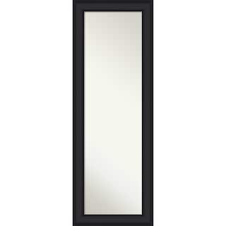 Oliver Non-Beveled Wood Framed Full-Length On the Door Mirror