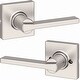 preview thumbnail 2 of 2, Kwikset Casey Passage Door Lever Set with Square Rose