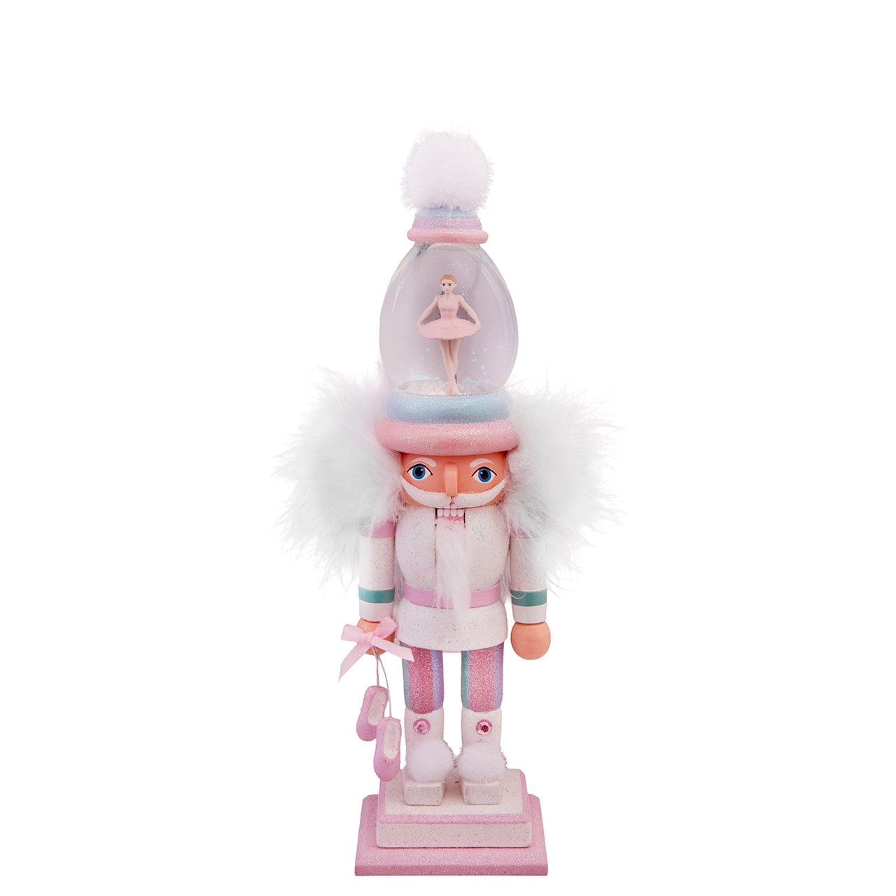 Kurt Adler 12.5" Hollywood Nutcrackers Ballet With Water Globe Hat Nutcracker