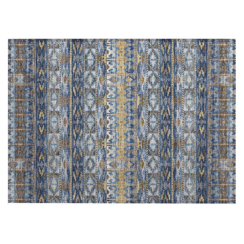 Machine Washable Indoor/ Outdoor Global Haswell Chantille Rug