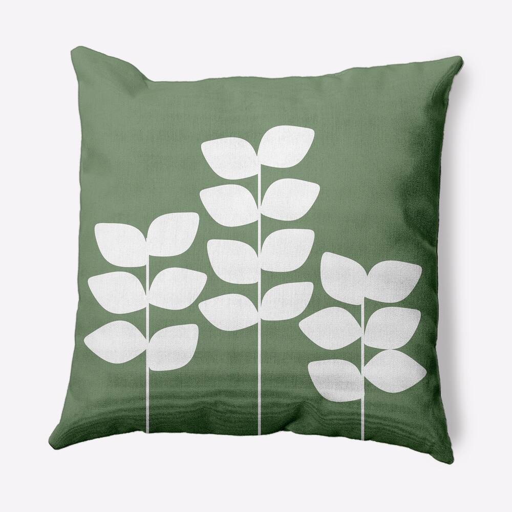 Simple Stems Indoor/Outdoor Throw Pillow