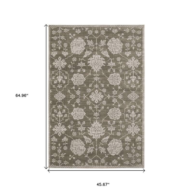 HomeRootsOriental Traditional Rectangle Area Rug