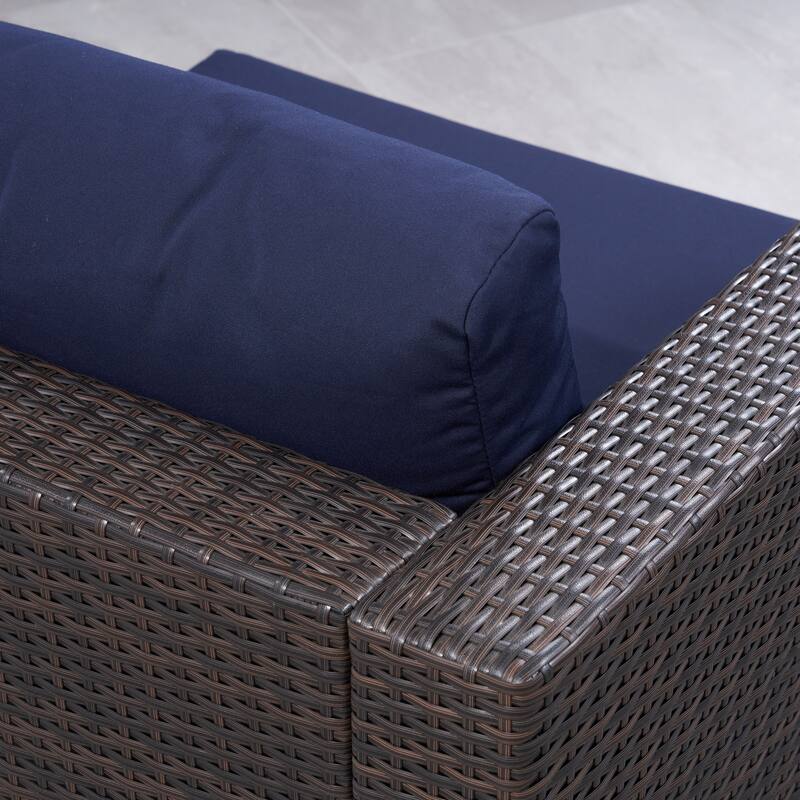 Christopher Knight Home Santa Rosa Outdoor 7-piece Wicker Seating Sectional Set