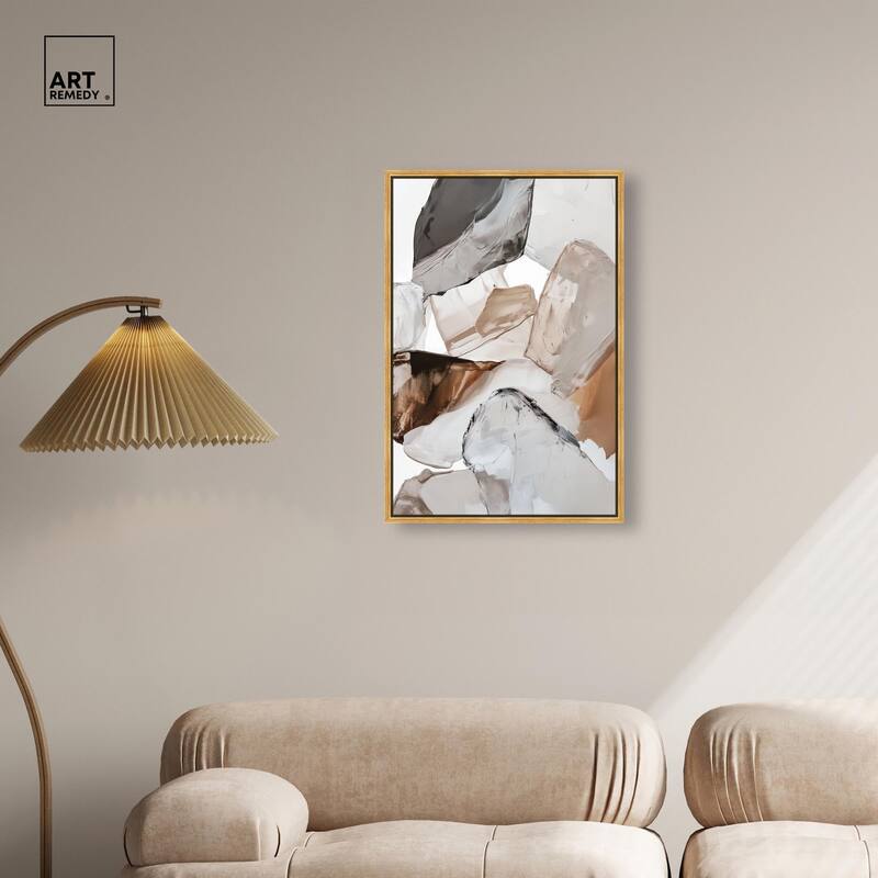 Sedimentary Hues II Canvas by Art Remedy