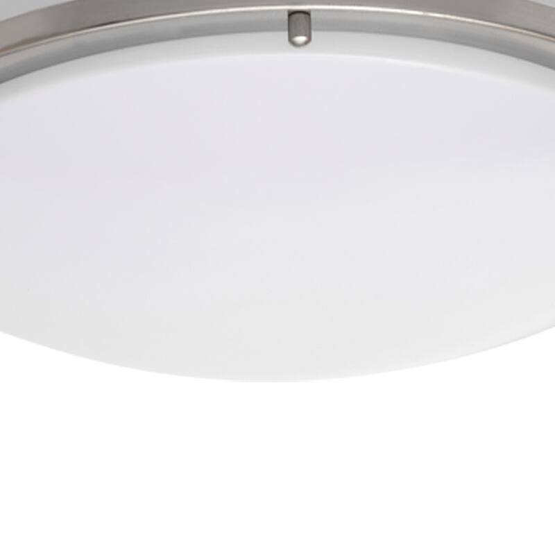 Amax Lighting 20W LED flush mount fixture in Brush Nickel Finish