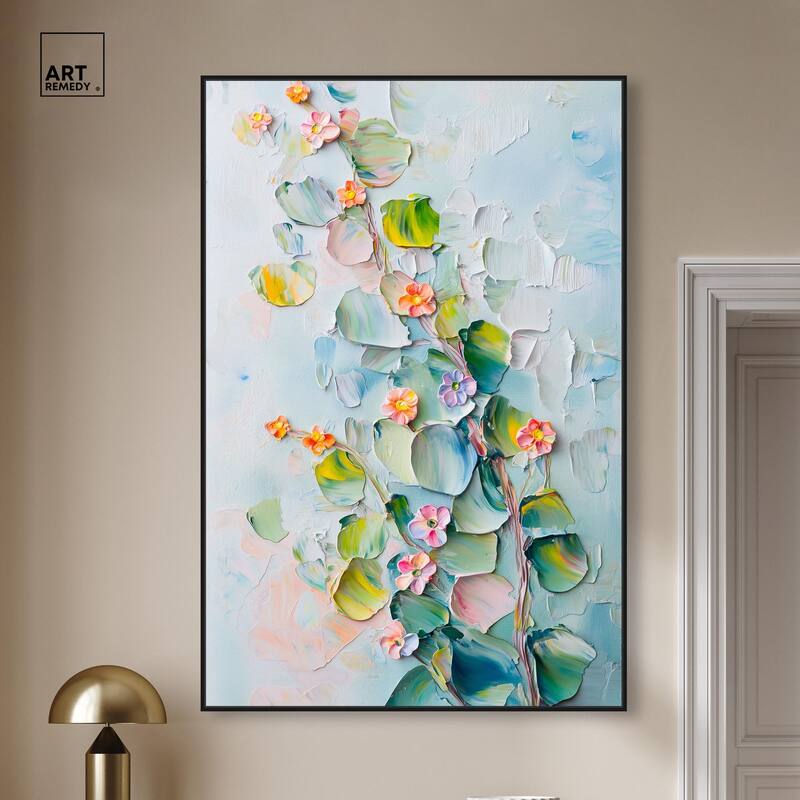 Textured Tendrils I Canvas by Art Remedy