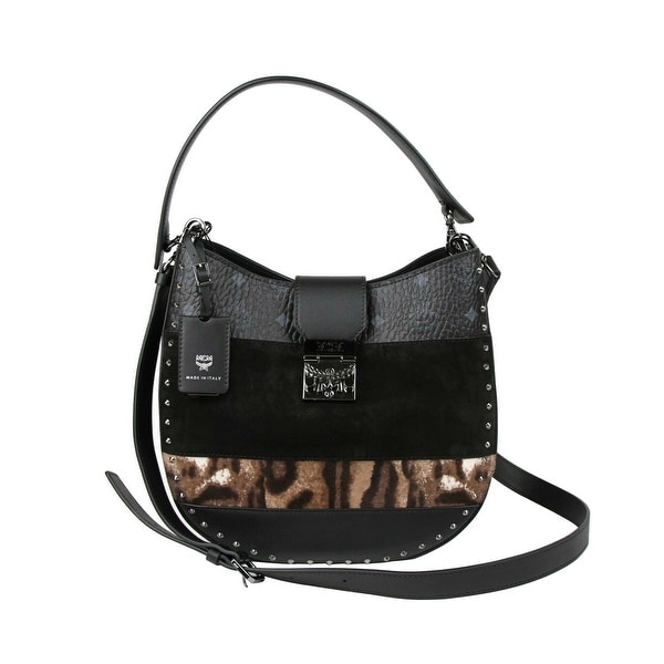 mcm patricia studded bag