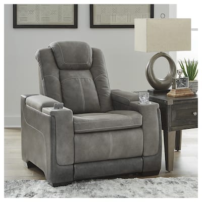 Next-Gen DuraPella Power Recliner with Adjustable Headrest