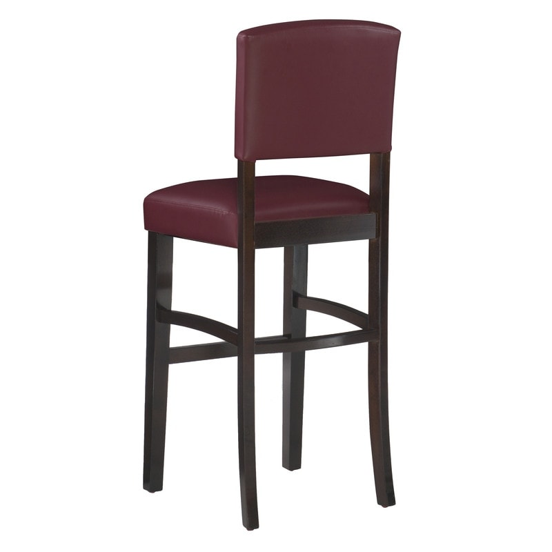 Dark red bar clearance stools