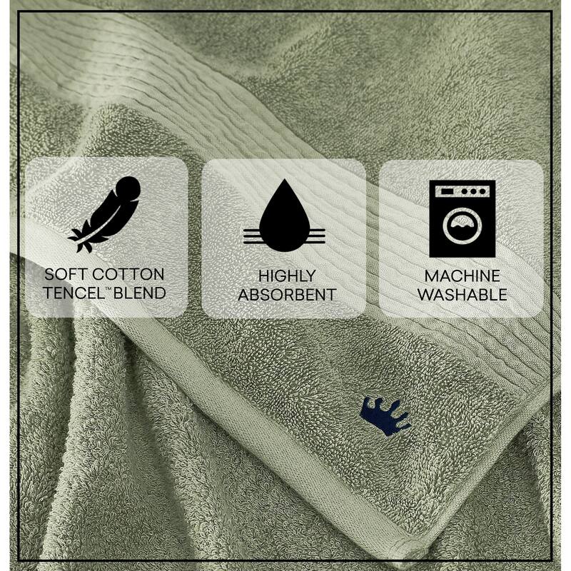 Royal Velvet Cotton TENCEL™ 8 Piece Towel Set