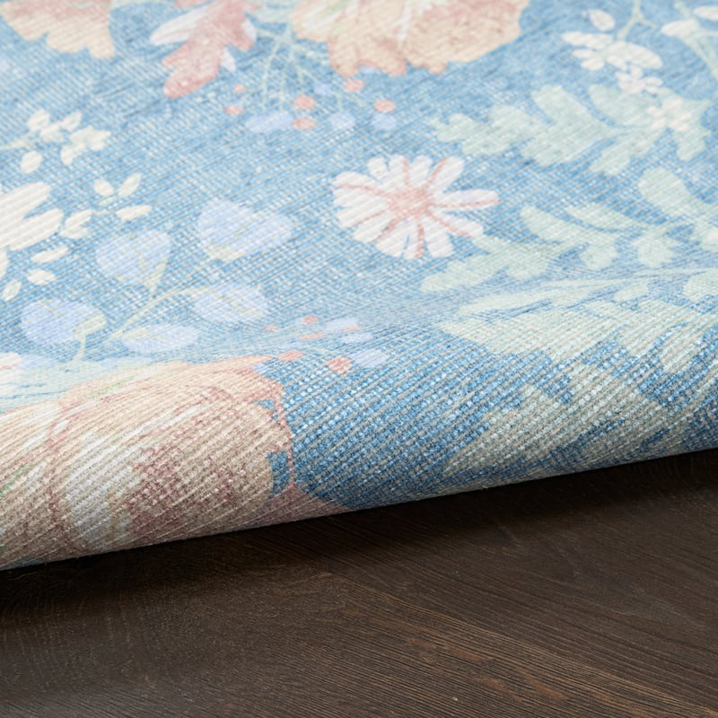 Nourison Botanical Washables Indoor only Floral Patterned Area Rug