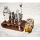 preview thumbnail 8 of 14, Bar Social 10 piece Bartender Cocktail Shaker Set with Stand