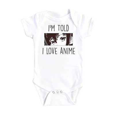 Anime Love - Baby Boy Girl Clothes Infant Bodysuit Funny Cute Newborn