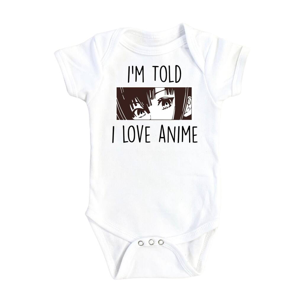 Anime Love - Baby Boy Girl Clothes Infant Bodysuit Funny Cute Newborn