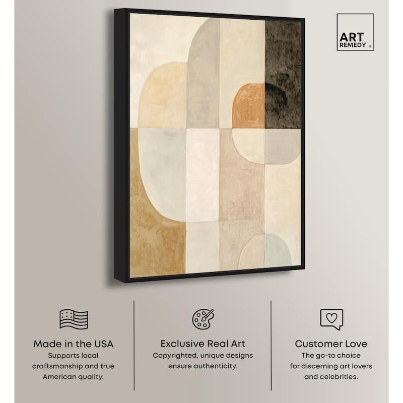 Overlapping Planes I Canvas by Art Remedy