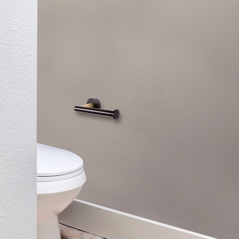 Design House 582742 Kelton Wall Mounted Euro Toilet Paper Holder