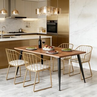 Rectangular Kitchen Table (Not Including Chair) - Rustic Brown - Bed ...