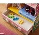 preview thumbnail 4 of 8, D&N Kids Olivia the Fairy Girls Hand Painted 3 Tier Flower Bookcase with Drawers