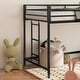 preview thumbnail 4 of 8, junior twin loft bunk black