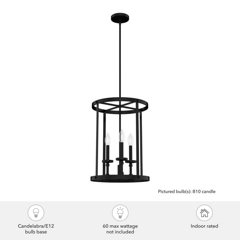 Hunter Briargrove Candle Pendant - Entry/ Foyer - Glam, Modern Farmhouse, Transitional