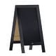 preview thumbnail 24 of 158, Wood A-Frame Magnetic Chalkboard Set-Markers, Stencils, and Magnets