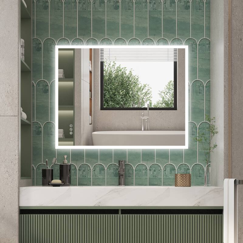 Modern Wall Mounted LED Bathroom mirror