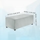 preview thumbnail 53 of 55, Stretch Foot Stool Cover Rectangular Square Foot Stool Slipcover Light Gray - 32.68"-39.76"