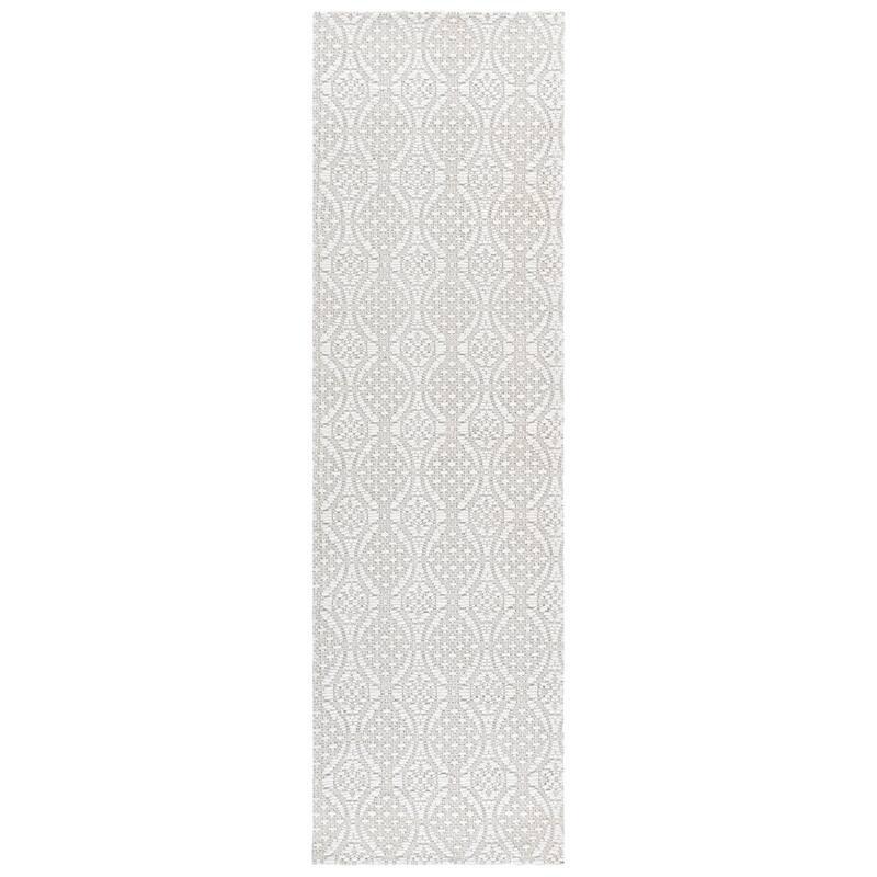 SAFAVIEH Handmade Marbella Iounona Rug - 2'3" x 8' Runner - Ivory