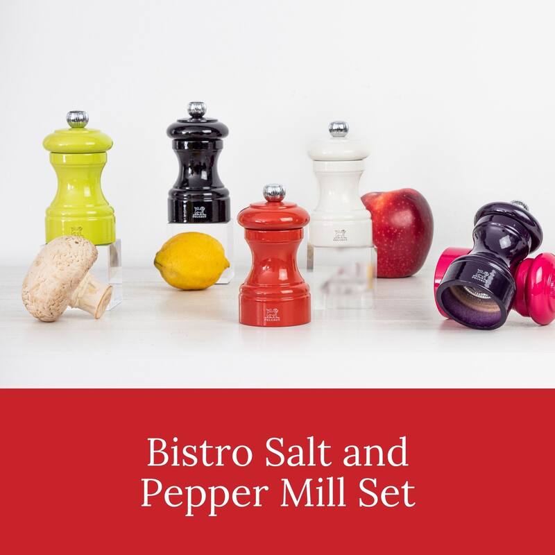 Peugeot Bistro Pepper and Salt Mill Set - 10cm - 4in.