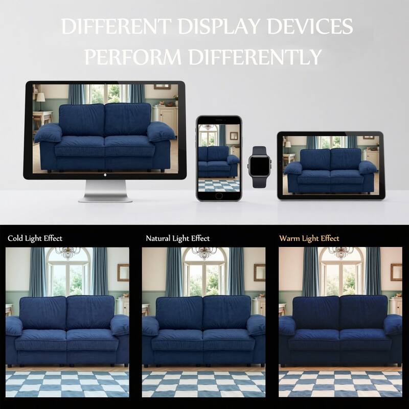 79" Loveseat Sofa Couch with Under-Seat Storage, Elegant 2-Seater Settee with Pillow Top Armrests for Living Room