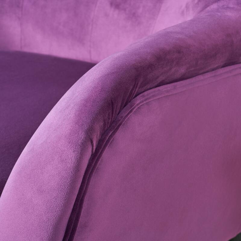 34.25" Velvet Arm Chair