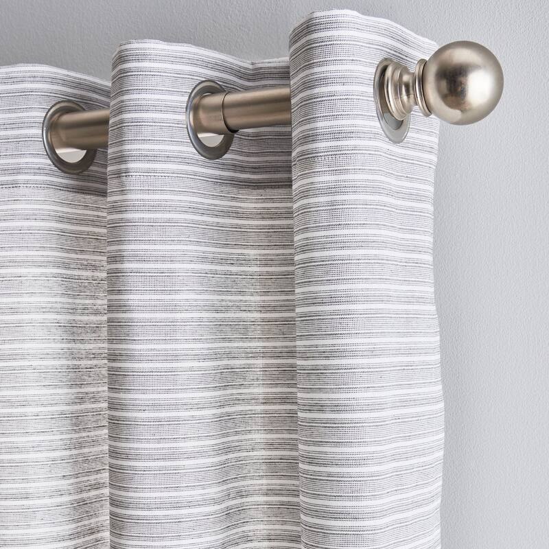 Cargo Stripe Grommet Curtain Panel Pair
