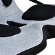 preview thumbnail 4 of 11, CAROCC Gray and Black Full Support Seat Cushion Ergonomic Foam-latex Pad and Fabric upholstery