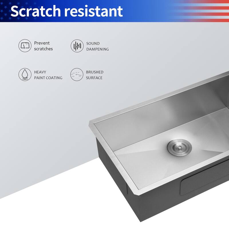 Undermount Single Bowl Stainless Steel Kitchen Sink