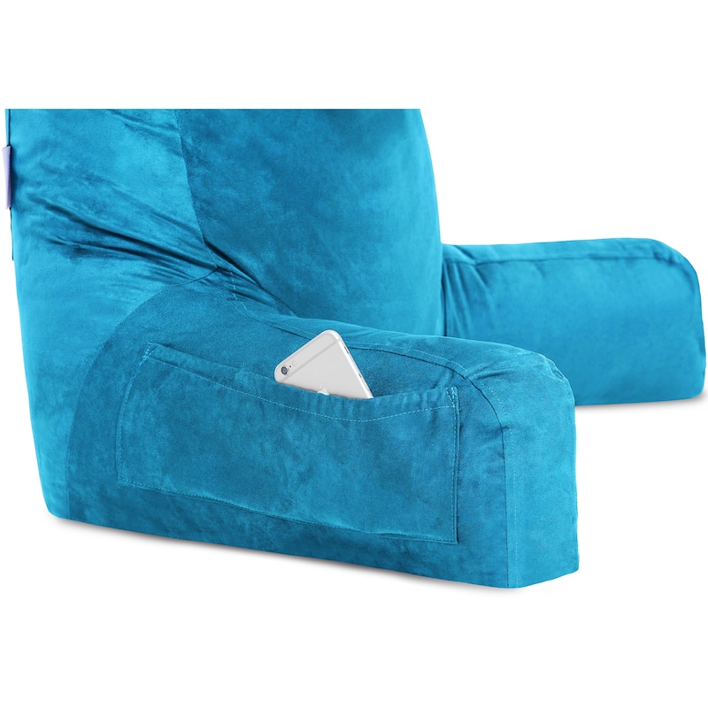 Husband Bedrest Micro-Suede Reading Pillow
