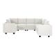 Option 7-Seater Sofa,White Down