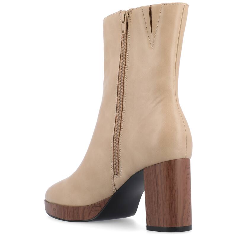 Journee Collection Medium and Wide Width Women's Romer Booties