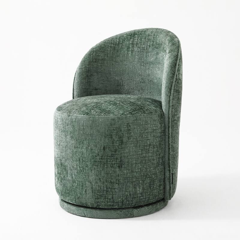 23" W Upholstered Swivel Side Chair for Dining Room, Balcony, Parlour