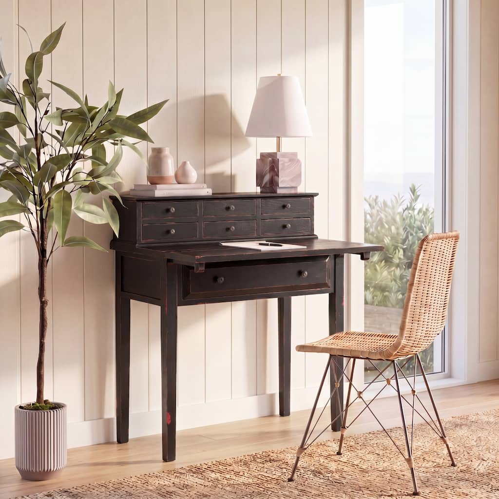 SAFAVIEH Gerly 7-Drawer Fold Down Desk