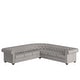 preview thumbnail 26 of 38, Knightsbridge Chesterfield L-shaped Sectional by iNSPIRE Q Artisan